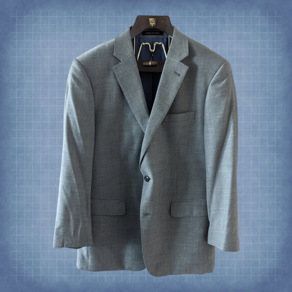 Neiman Marcus Stretch Fit Suit Coat